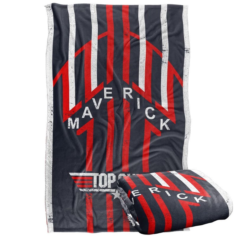 Trevco Top Gun Maverick Silky Touch Super Soft Throw Blanket 36" x 58" - Image 1